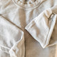 Light Mocha Corded Crew