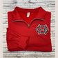 GH Quarter Zip(Red-GH Black thread inside)