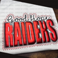 GH Raiders Glitter/Metallic/Rhinestone Sweatshirt