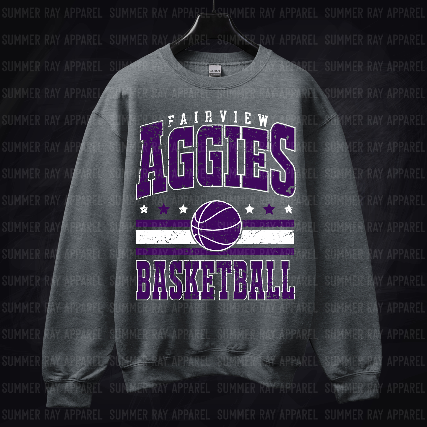 Vintage Fairview Basketball Sweatshirt