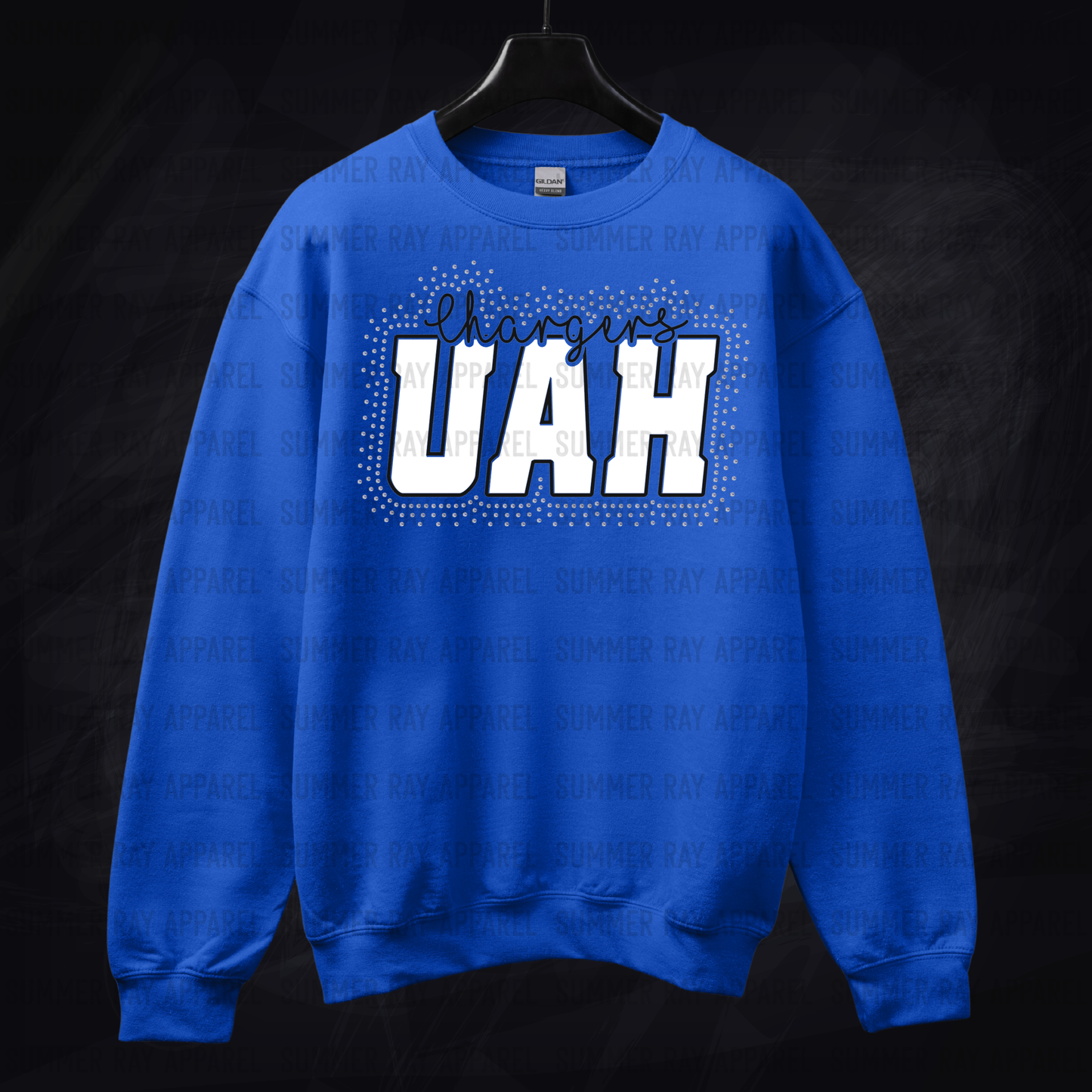 UAH Chargers Sweatshirt-AVA MCSWAIN