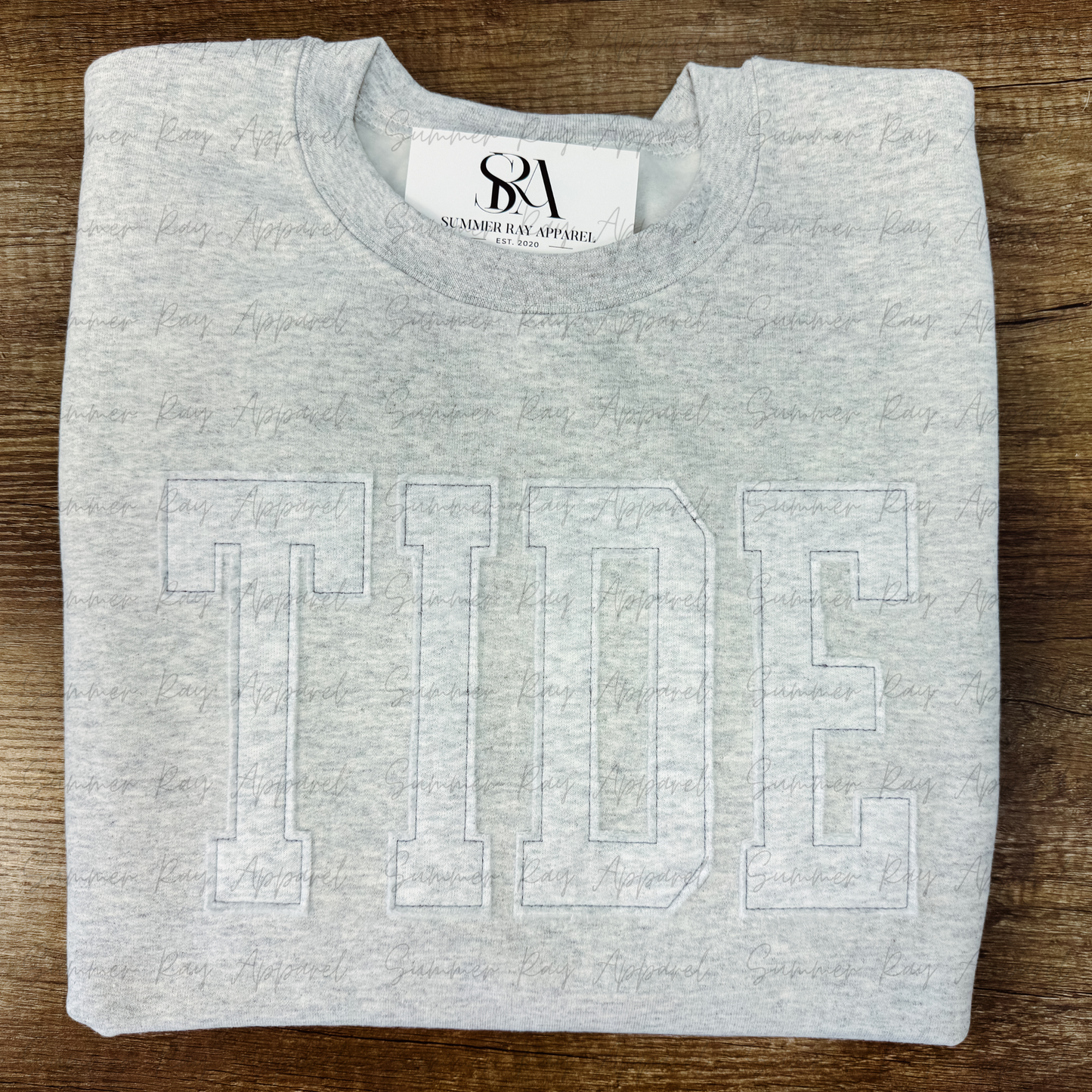 TIDE Raggy Applique Sweatshirt