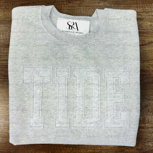 TIDE Raggy Applique Sweatshirt