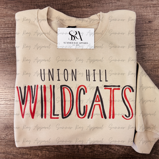 Union Hill WILDCATS Sweatshirt