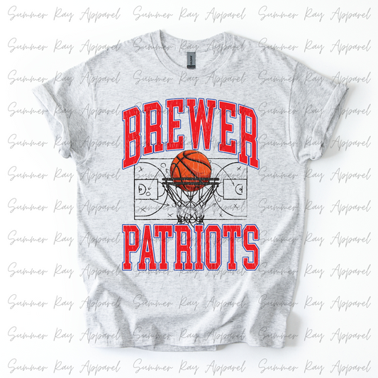 Brewer Patriots Basketball TSHIRT