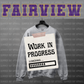 Oversized Grunge Sweatshirt-FAIRVIEW AGGIES