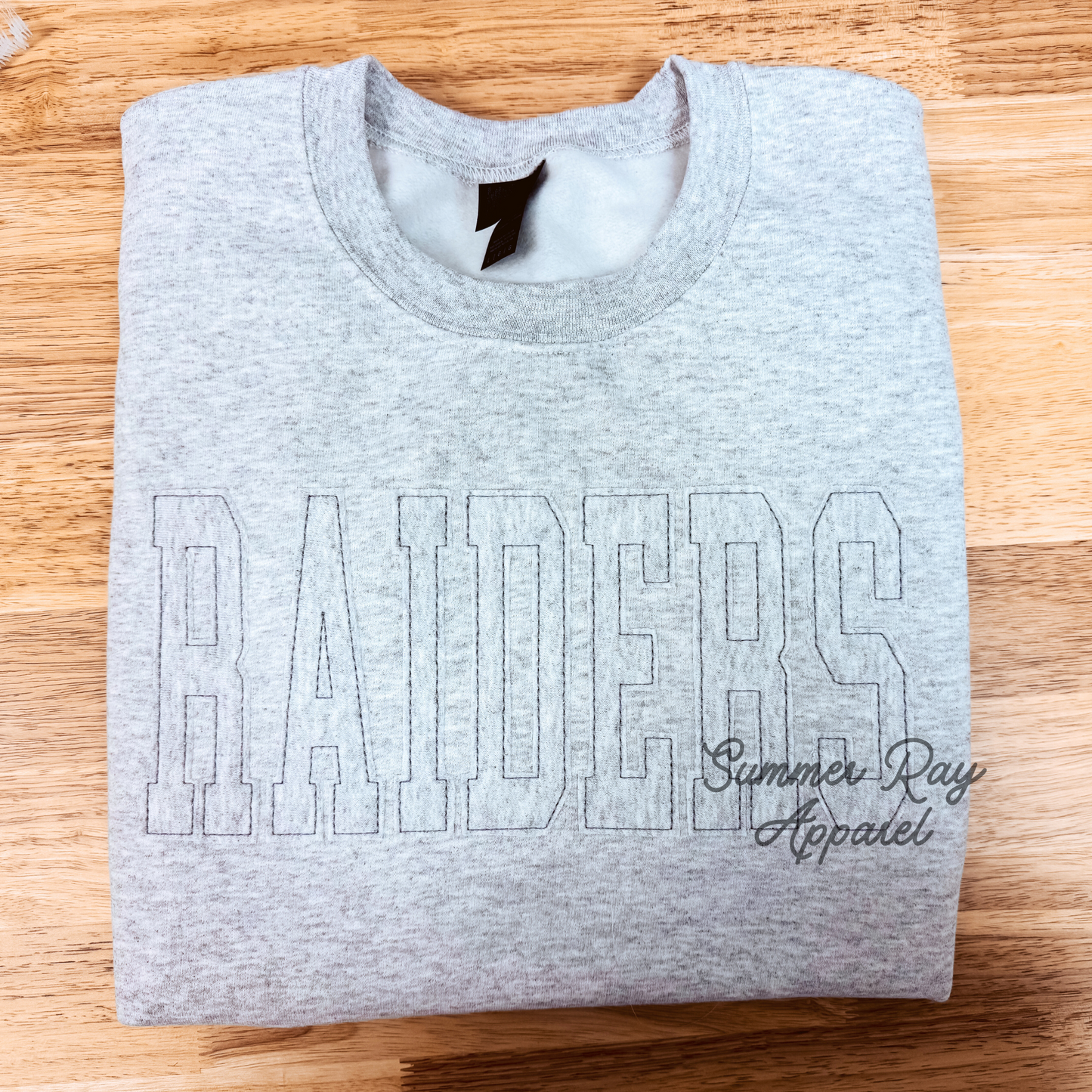 RAIDERS Raggy Applique Sweatshirt