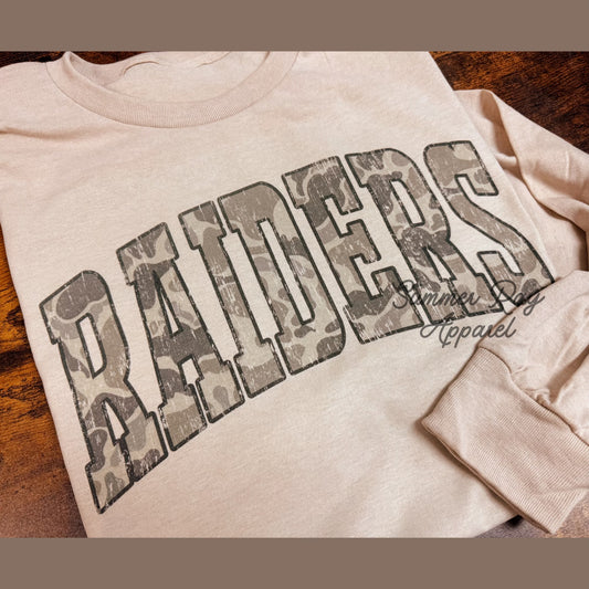RAIDERS Camo LONG SLEEVE