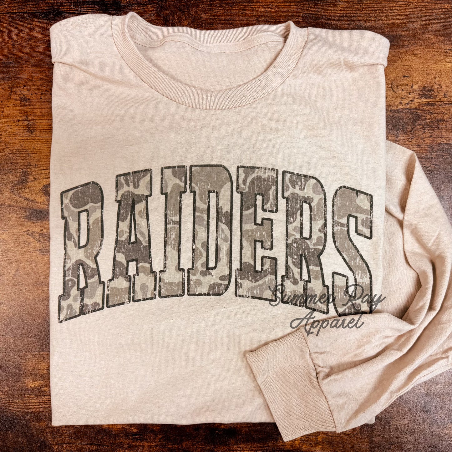 RAIDERS Camo LONG SLEEVE