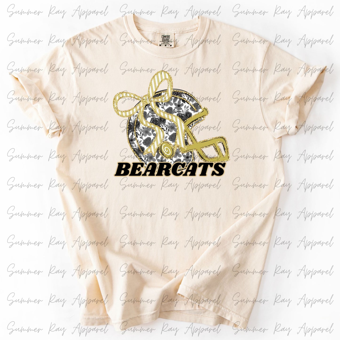 BEARCATS Floral Helmet Tee