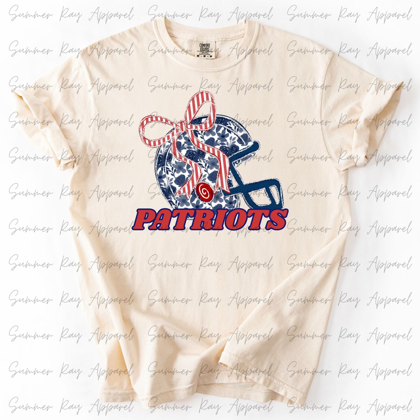 PATRIOTS Floral Helmet Tee