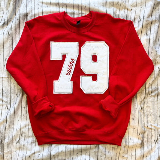 *CUSTOM* Large Number Embroidered Sweatshirt