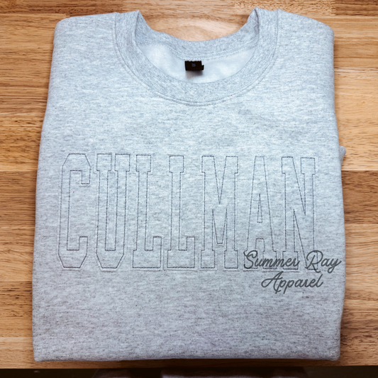 CULLMAN Raggy Applique Sweatshirt