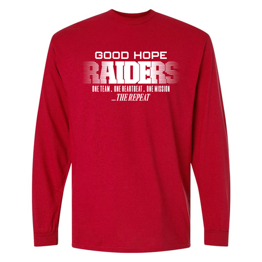 Good Hope PLAYOFF Long Sleeve Tshirt RED