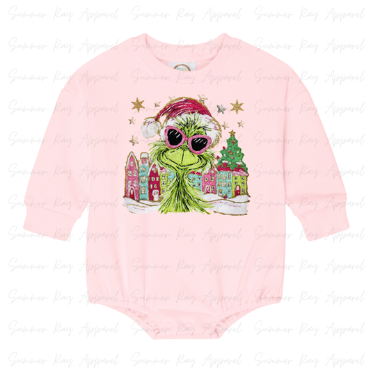 Boujee Grinch Toddler Bubble