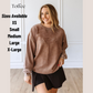 Toffee Corded Crew