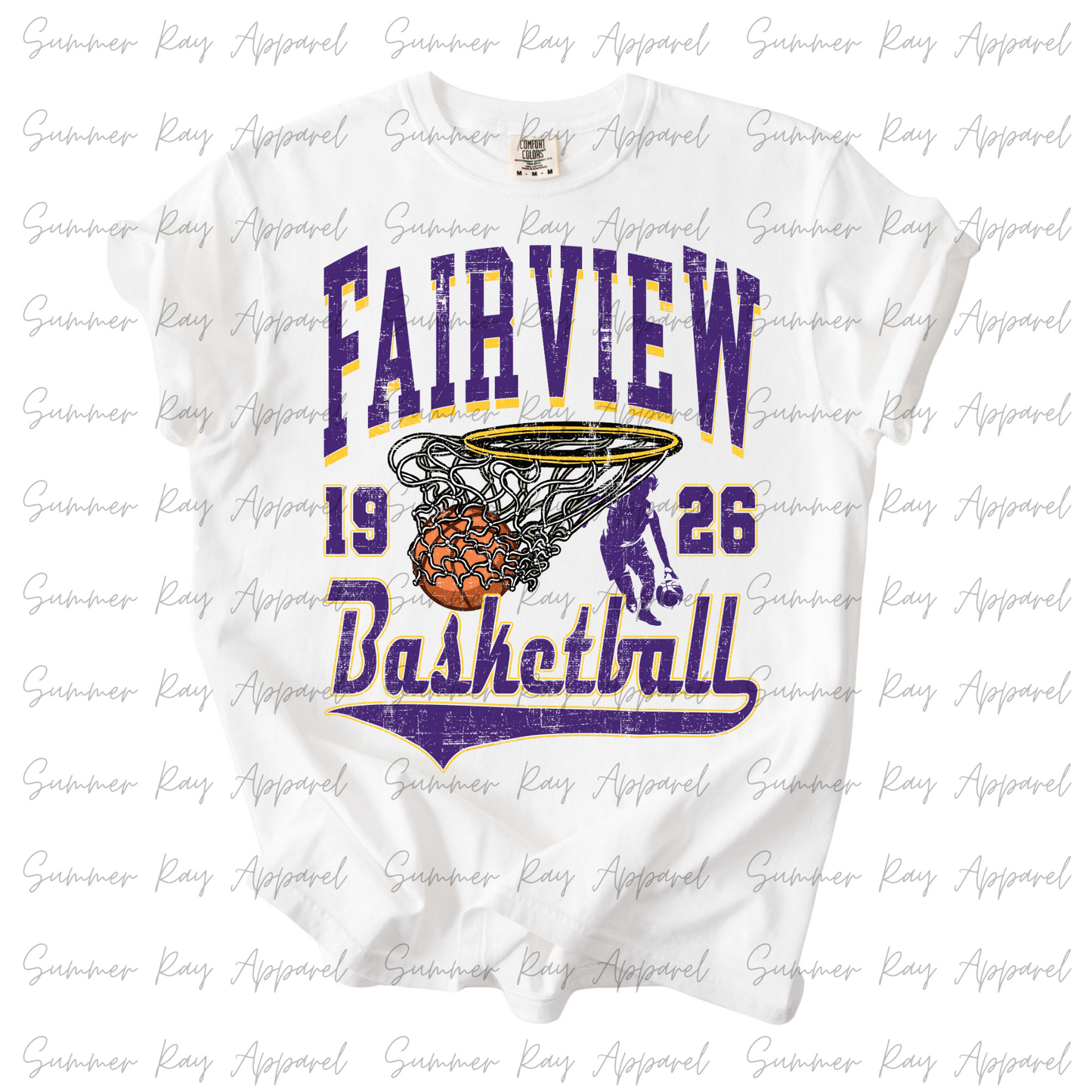 Vintage Fairview Basketball Tee
