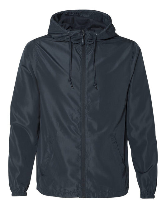 Independent Trading Co. Rain Jacket (with embroidered business logo)