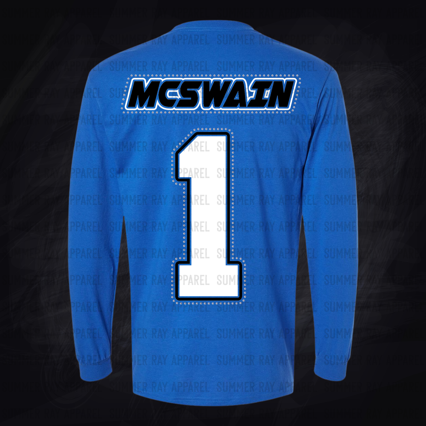 UAH Chargers Long Sleeve Tshirt-AVA MCSWAIN