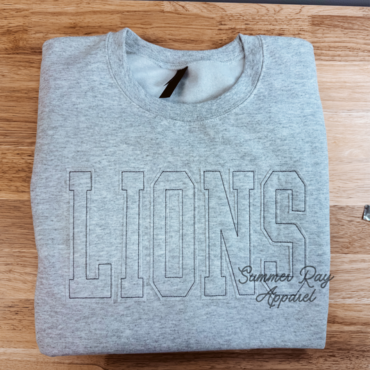 LIONS Raggy Applique Sweatshirt