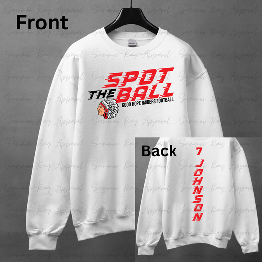Spot The Ball-GH Raiders Football HOODIE
