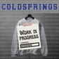 Oversized Grunge Sweatshirt-COLD SPRINGS EAGLES