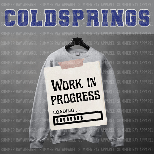 Oversized Grunge Sweatshirt-COLD SPRINGS EAGLES