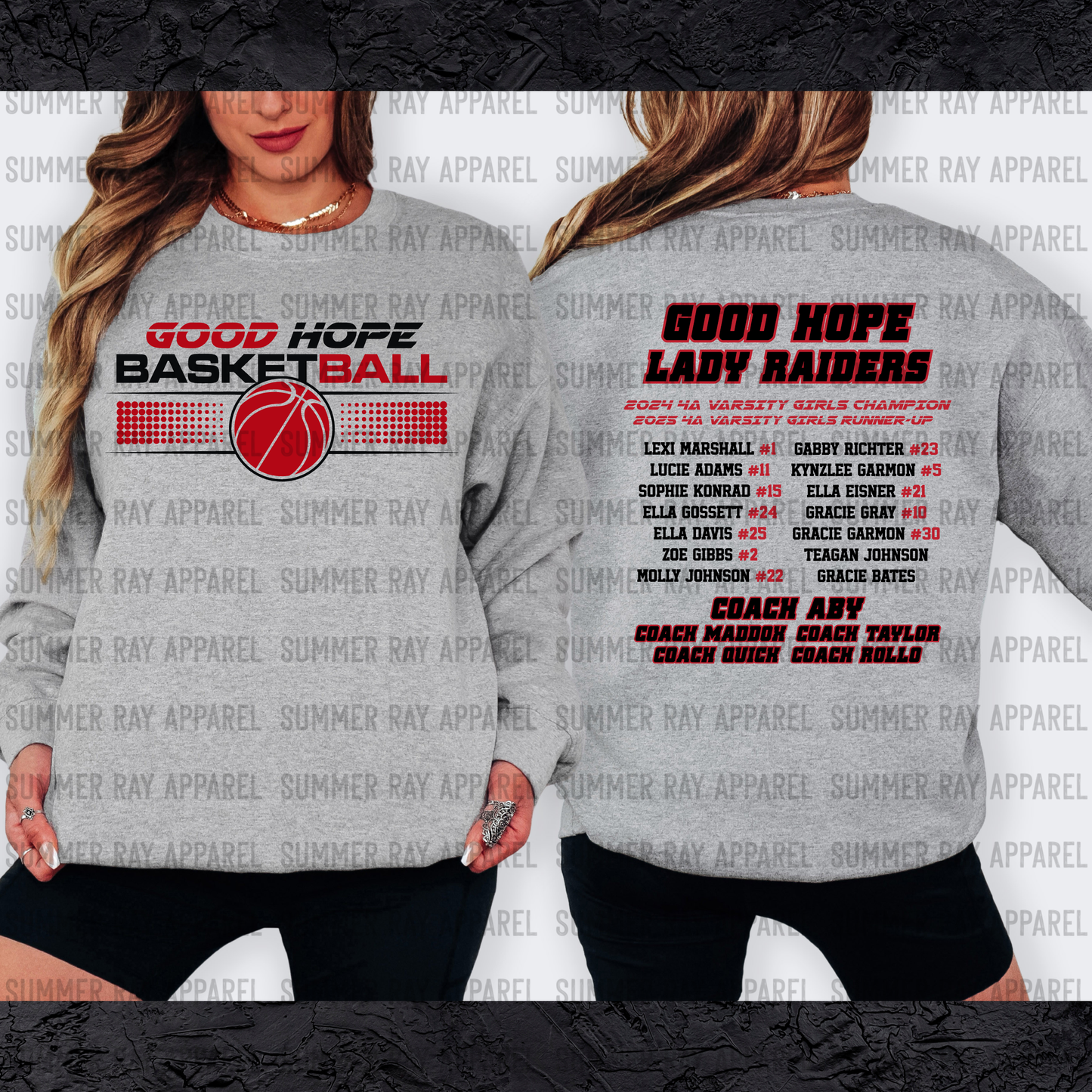 CHAMPIONSHIP Sweatshirt #3 (FRONT & BACK)