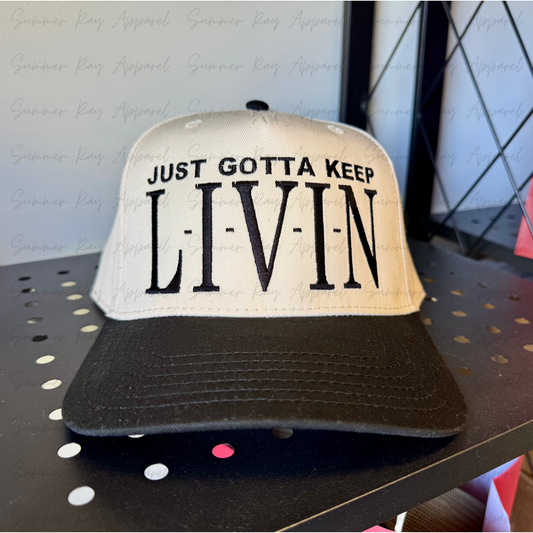 L-I-V-I-N (BLACK)