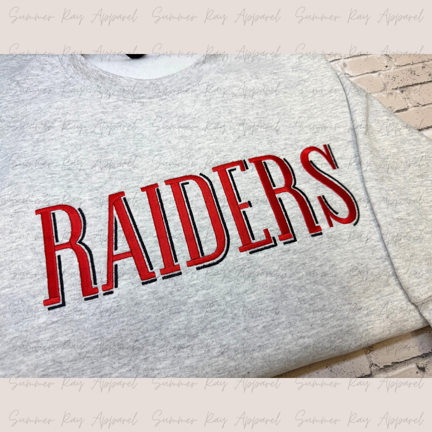 RAIDERS Shadow Font Sweatshirt