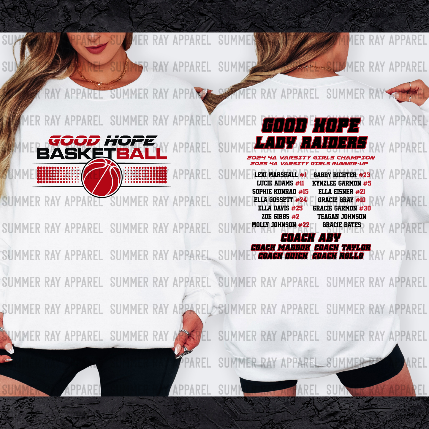 CHAMPIONSHIP Sweatshirt #3 (FRONT & BACK)