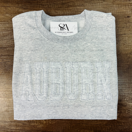 AUBURN Raggy Applique Sweatshirt