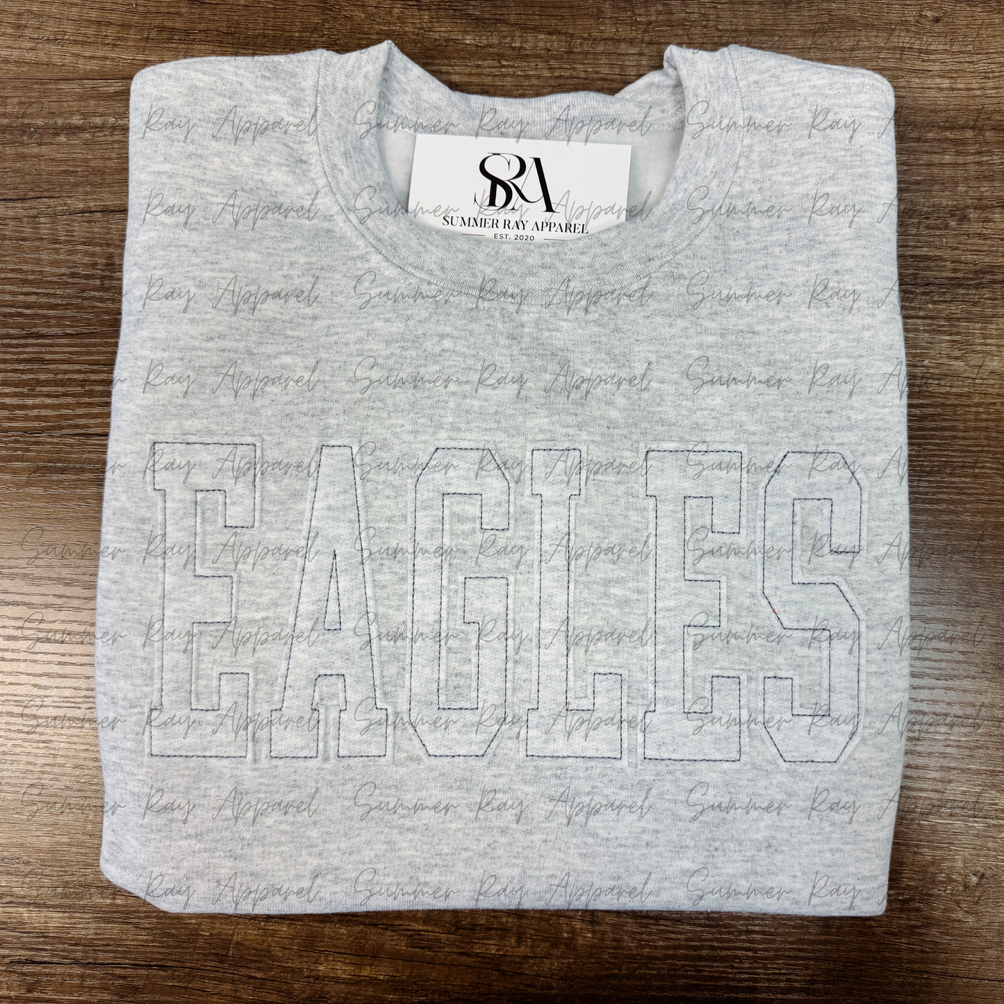 EAGLES Raggy Applique Sweatshirt