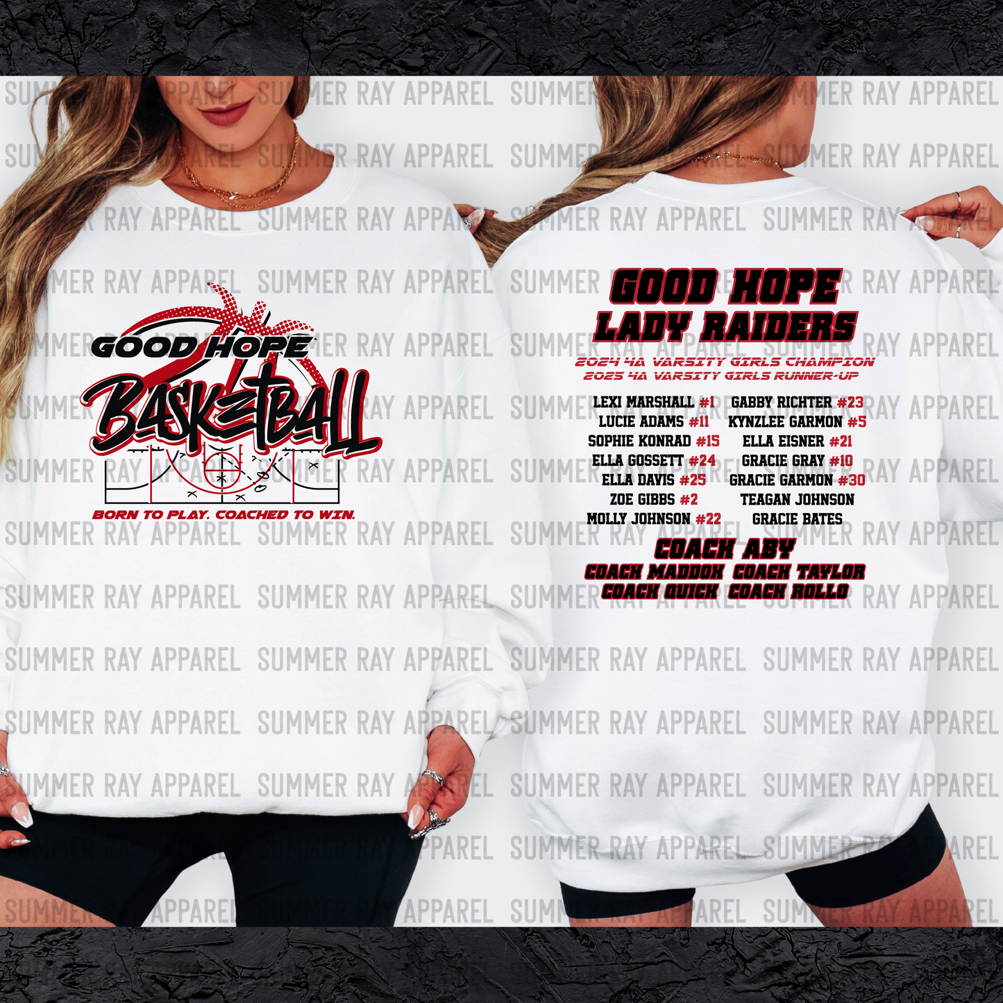 CHAMPIONSHIP Sweatshirt #1 (FRONT & BACK)
