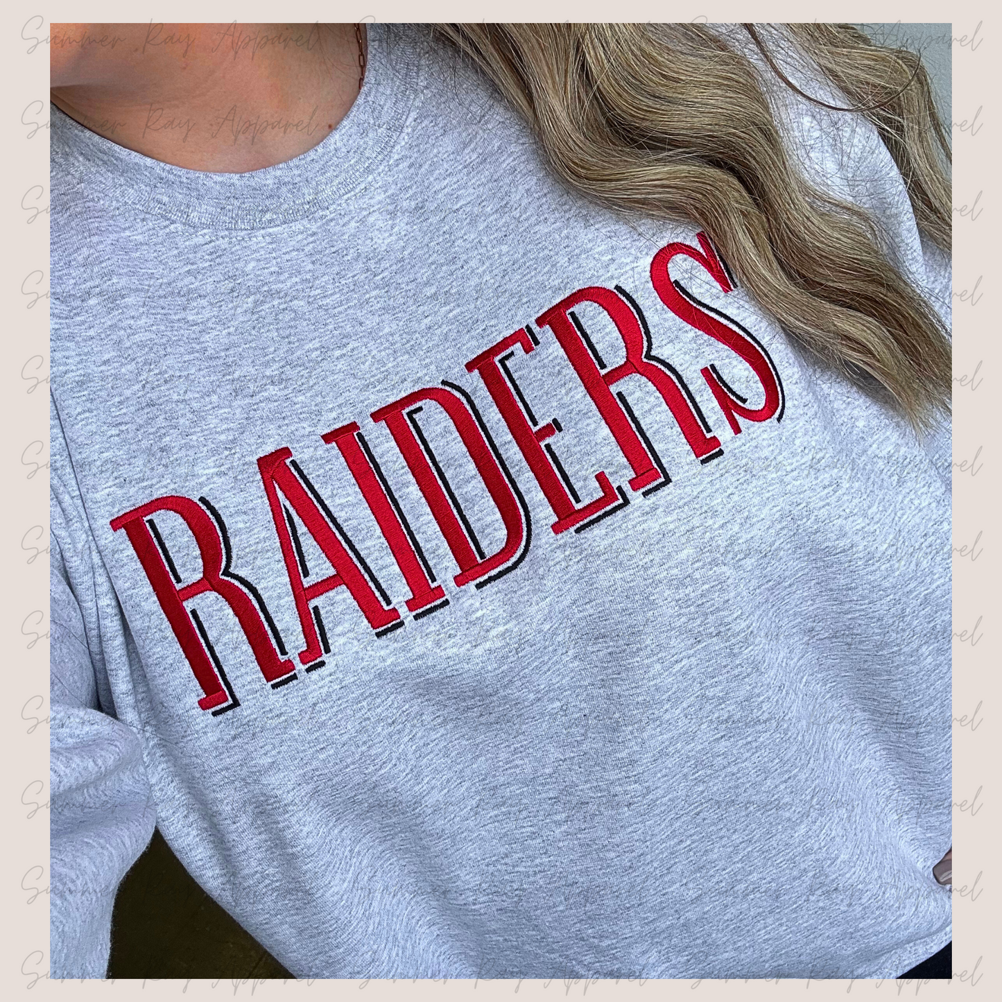 RAIDERS Shadow Font Sweatshirt
