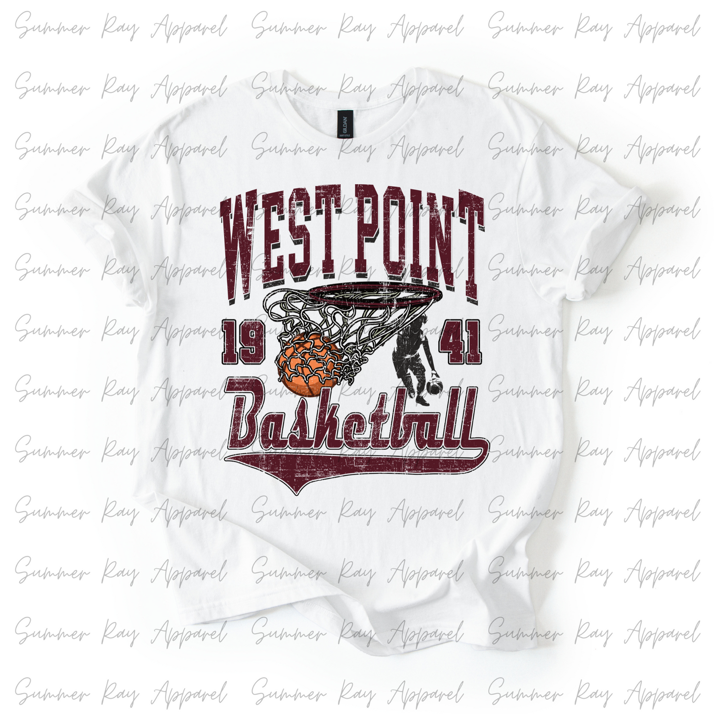 Vintage West Point Basketball Tee