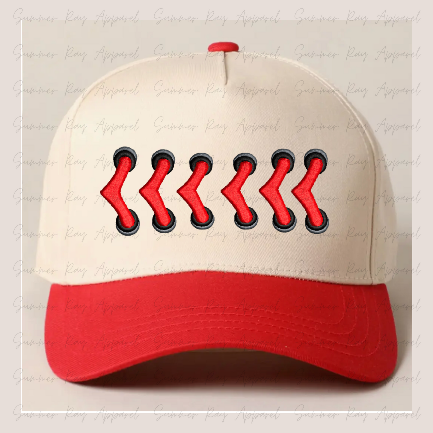 Baseball Stitches Trucker Hat