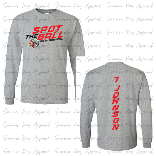 Spot The Ball-GH Raiders Football LONG SLEEVE