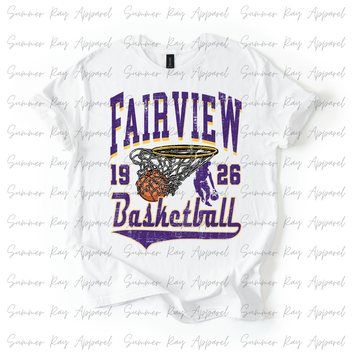 Vintage Fairview Basketball Tee