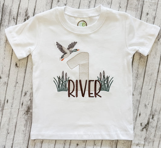 First Birthday Duck Tshirt