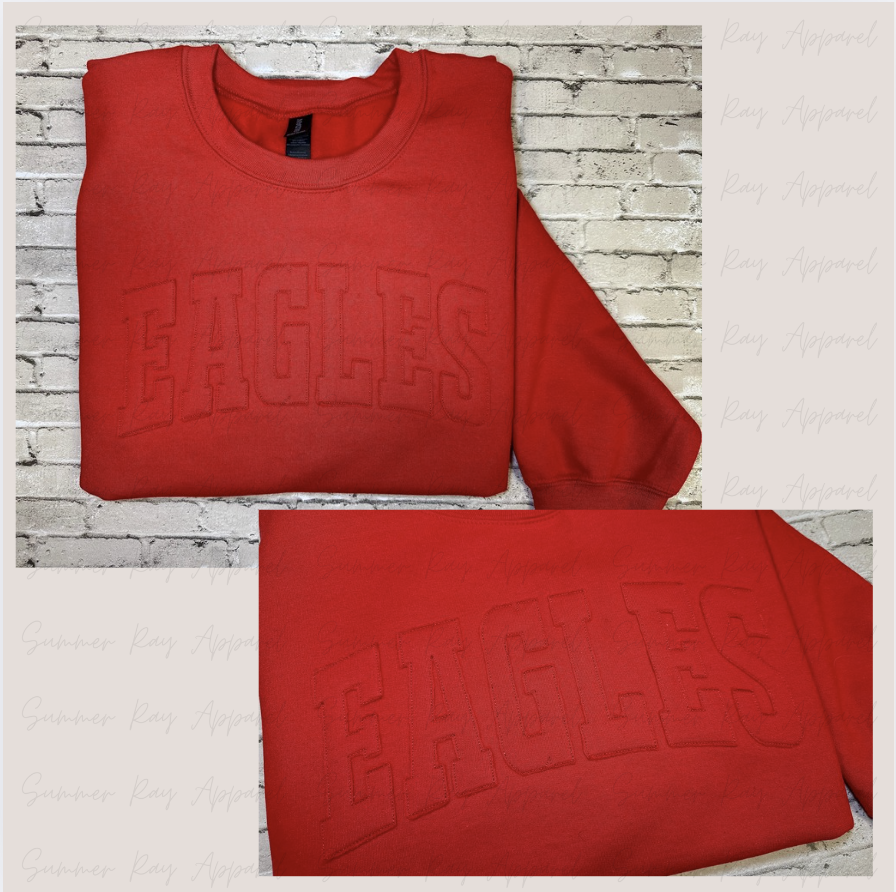 Monochromatic Varsity Sweatshirt