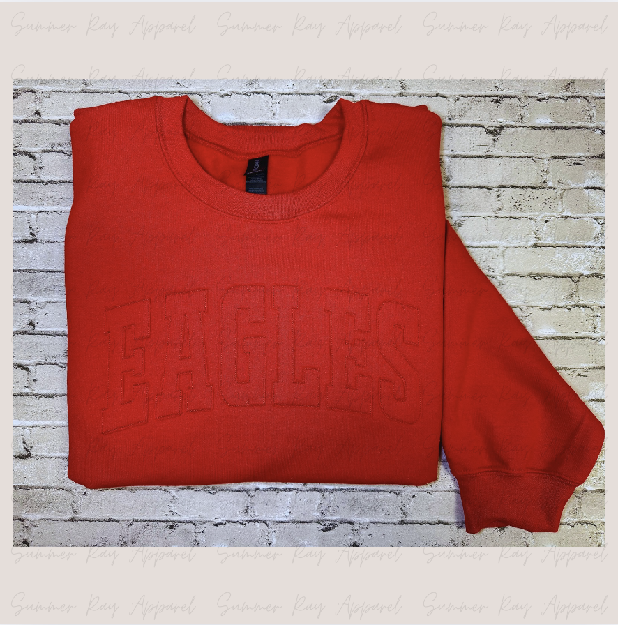 Monochromatic Varsity Sweatshirt