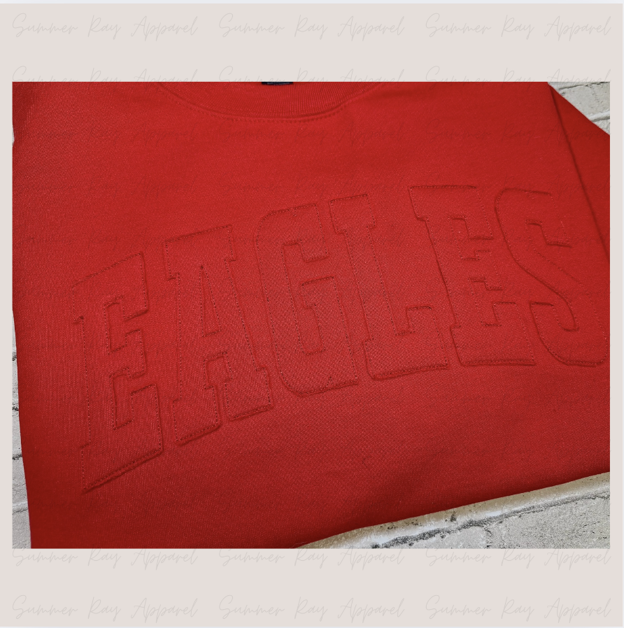 Monochromatic Varsity Sweatshirt