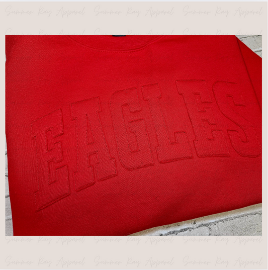 Monochromatic Varsity Sweatshirt