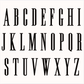 TALL Serif 3D Embroidery Font(for hats)