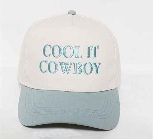 Cool It Cowboy Trucker Hat (Sage)