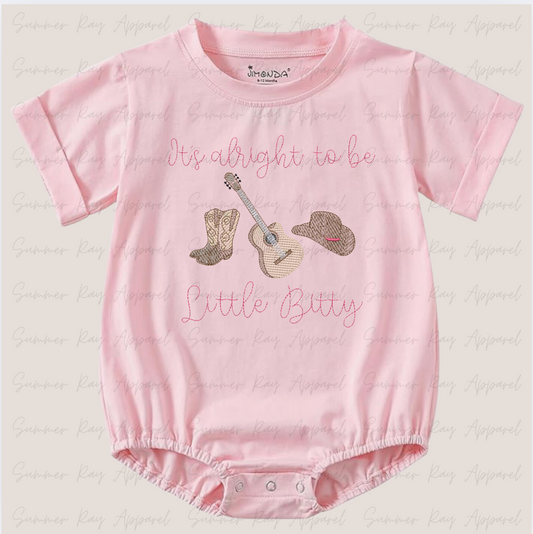 It's Alright to be Little Bitty T-shirt Bubble