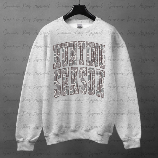 HUNTING SEASON Camo SWEATSHIRT