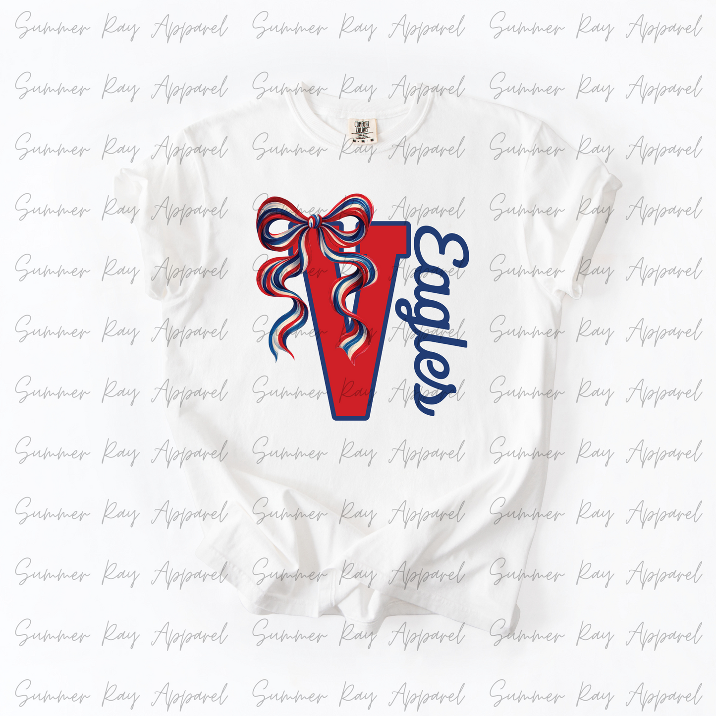 VINEMONT Eagles Coquette Bow T-shirt