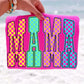 Checker Mama NEON Tee